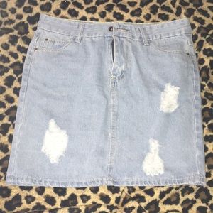 Denim skirt